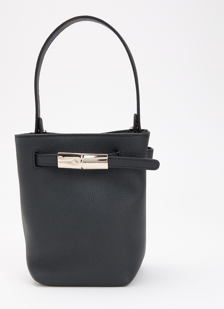 Longchamp Dames Schoudertas van leer met afneembare schouderriem in de kleur Zwart