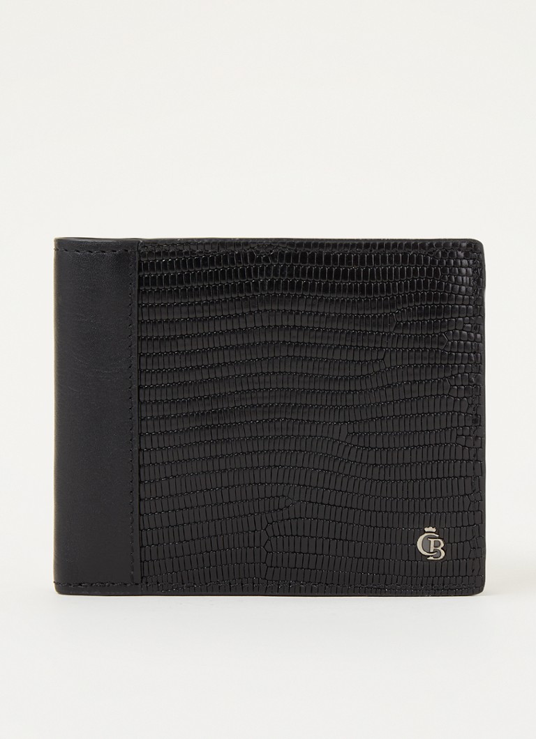 Castelijn & Beerens Heren Donna portemonnee van leer in de kleur Zwart, maat: OS