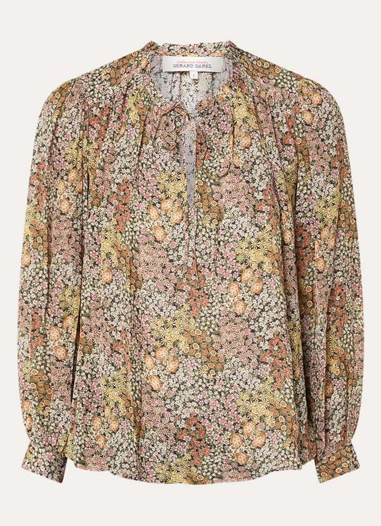 Gerard Darel Dames Carinne tuniek met bloemenprint in de kleur Multicolor