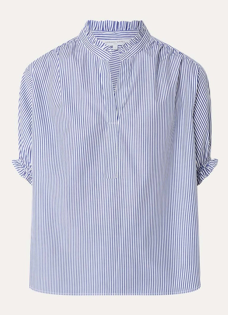 Gerard Darel Dames Clee tuniek met streepprint in de kleur Staalblauw