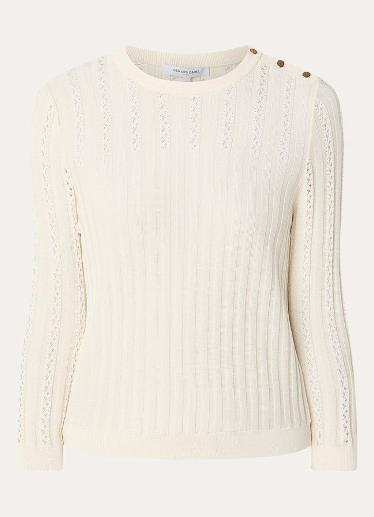 Gerard Darel Dames Lhena tuniek met bloemenprint in de kleur Donkerblauw
