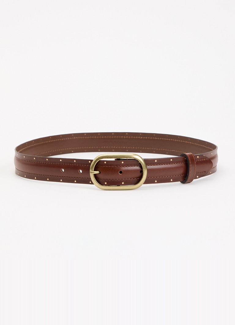 Gerard Darel Dames Honore riem van leer in de kleur Bruin