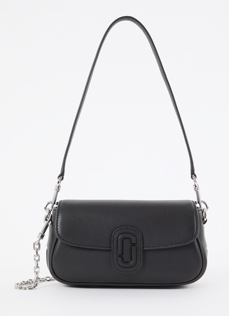 Marc Jacobs Dames Small schoudertas van leer met afneembare schouderriem in de kleur Zwart, maat: 1SZ
