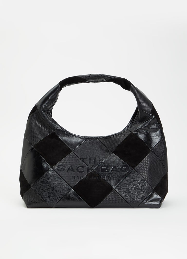 Marc Jacobs Dames The Sack shopper van suède in de kleur Zwart, maat: 1SZ