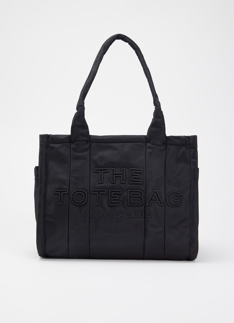 Marc Jacobs Dames The Medium Tote schoudertas met logo in de kleur Zwart, maat: 1SZ