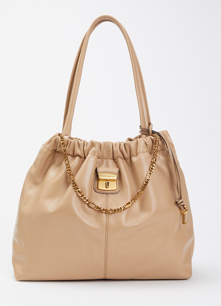 Marc Jacobs Dames The Cristina Tote schoudertas van lamsleer in de kleur Camel, maat: 1SZ