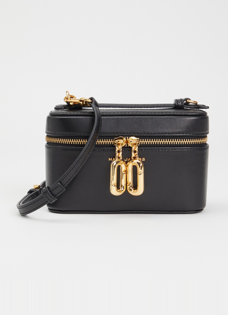Marc Jacobs Dames Scene Vanity handtas van leer met afneembare schouderriem in de kleur Zwart, maat: 1SZ