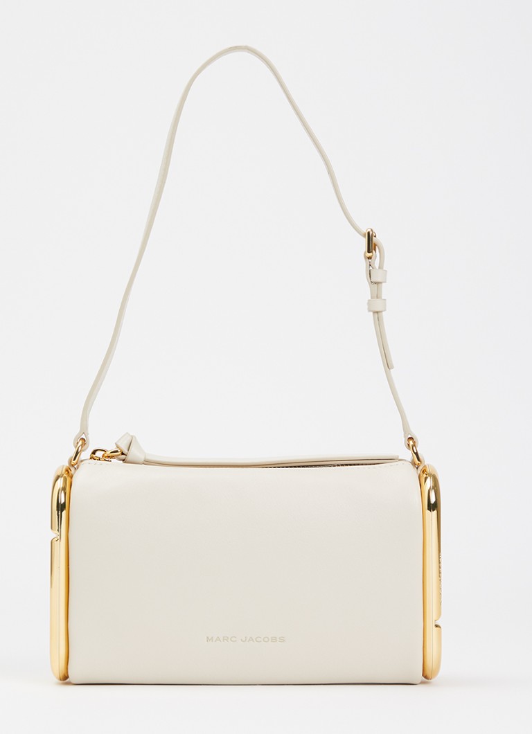 Marc Jacobs Dames Scene Small schoudertas van leer met verstelbare schouderriem in de kleur Creme, maat: 1SZ