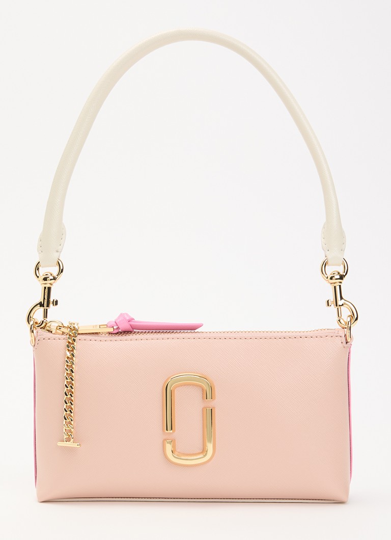 Marc Jacobs Dames The pochette crossbody tas van leer met afneembare schouderriem in de kleur Roze, maat: 1SZ