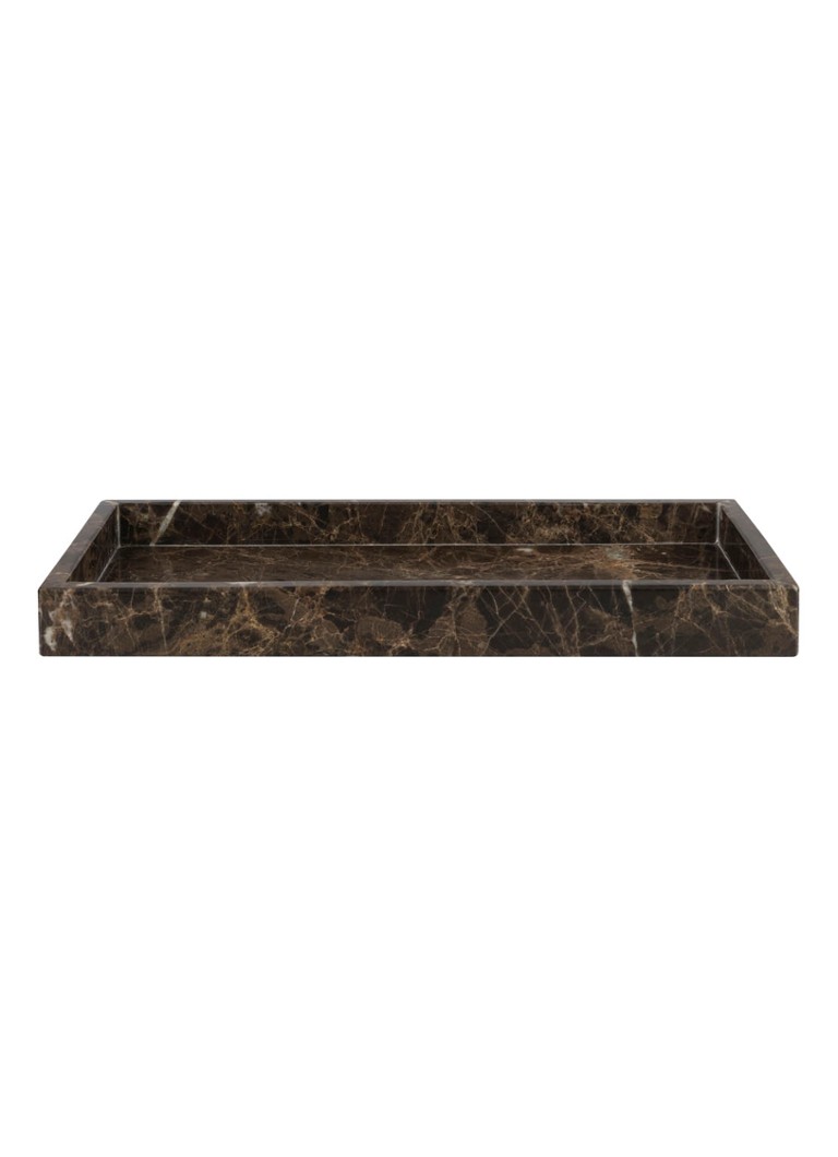 Mette Ditmer Marble opbergschaal van marmer 31 x 16 cm Bruin - Deal