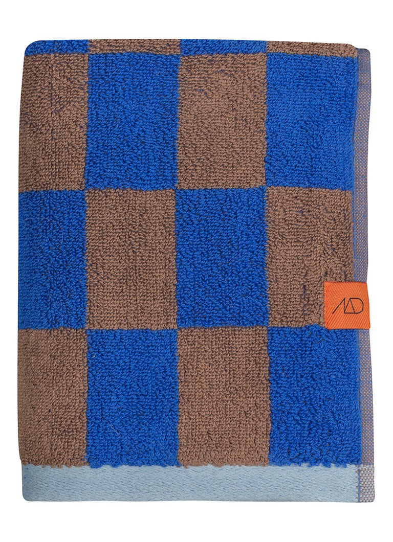 Mette Ditmer Retro badhanddoek - 50 x 90 cm Kobaltblauw - Deal