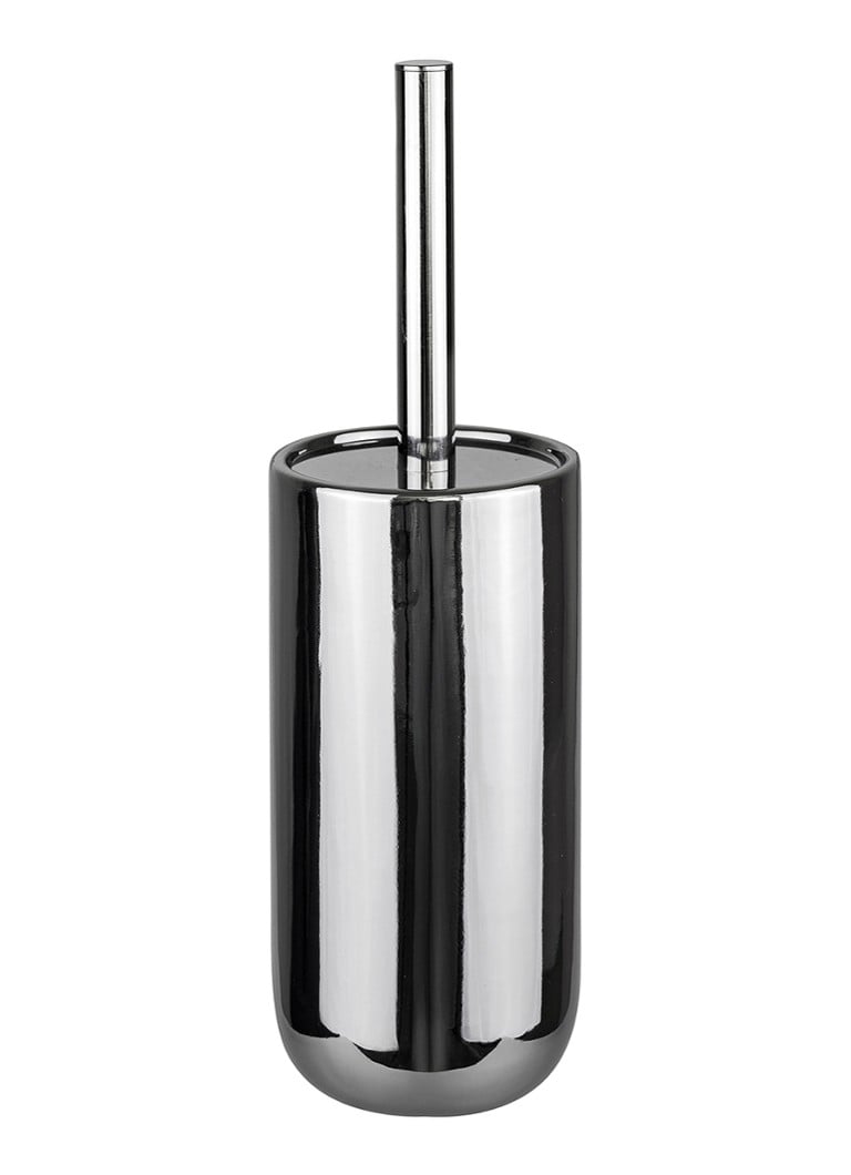 Mette Ditmer Lotus toiletborstel met houder Zilver - Deal