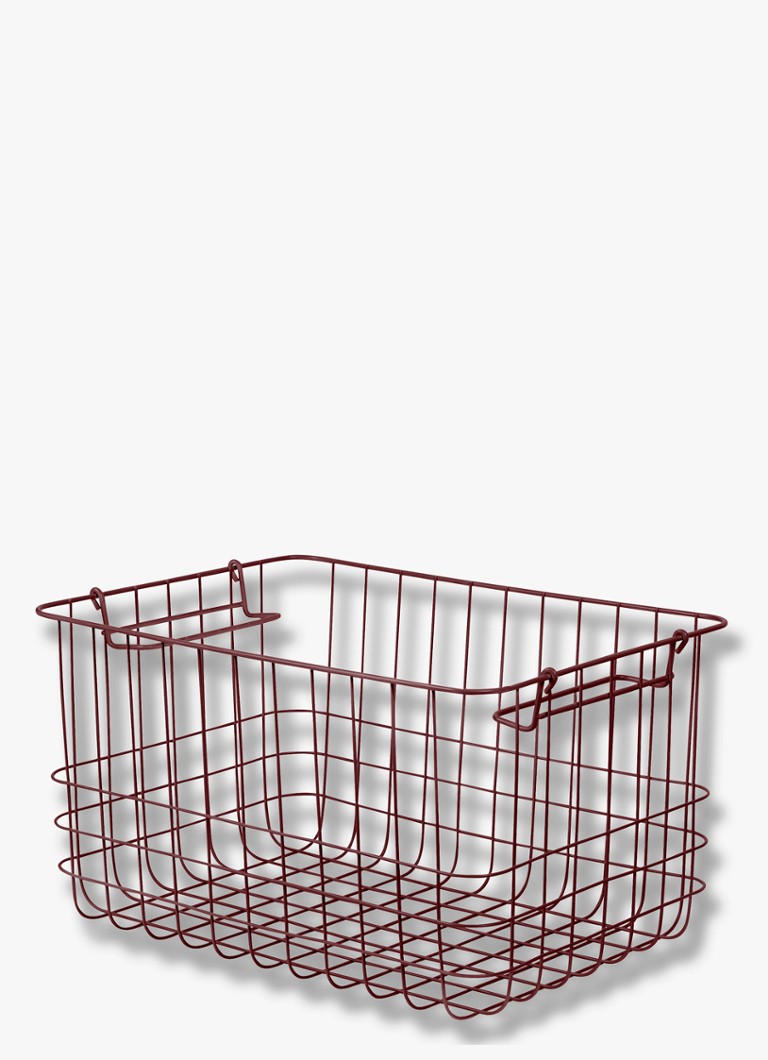 Mette Ditmer Store-it mand 37 x 26 x 20 cm Bordeauxrood - Deal