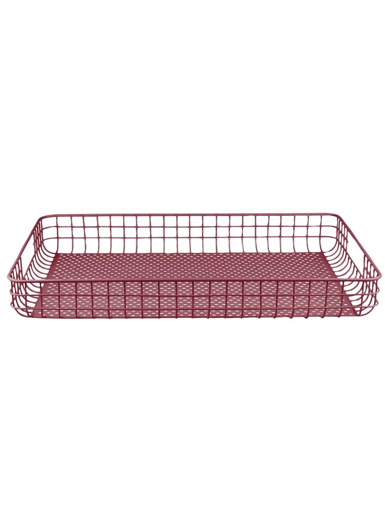 Mette Ditmer Lift dienblad 33,5 x 45,5 cm Bordeauxrood - Deal