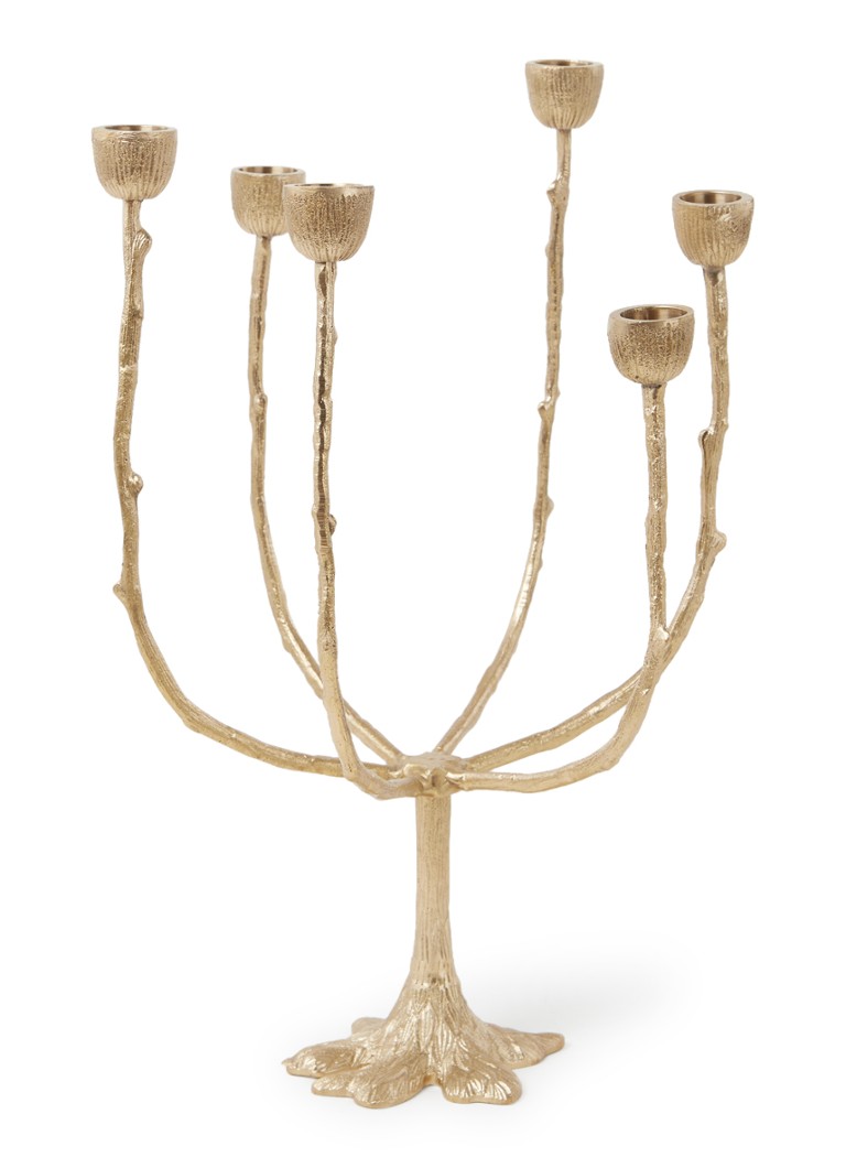 Doing Goods Misty Multi kandelaar 37 cm Goud - Deal