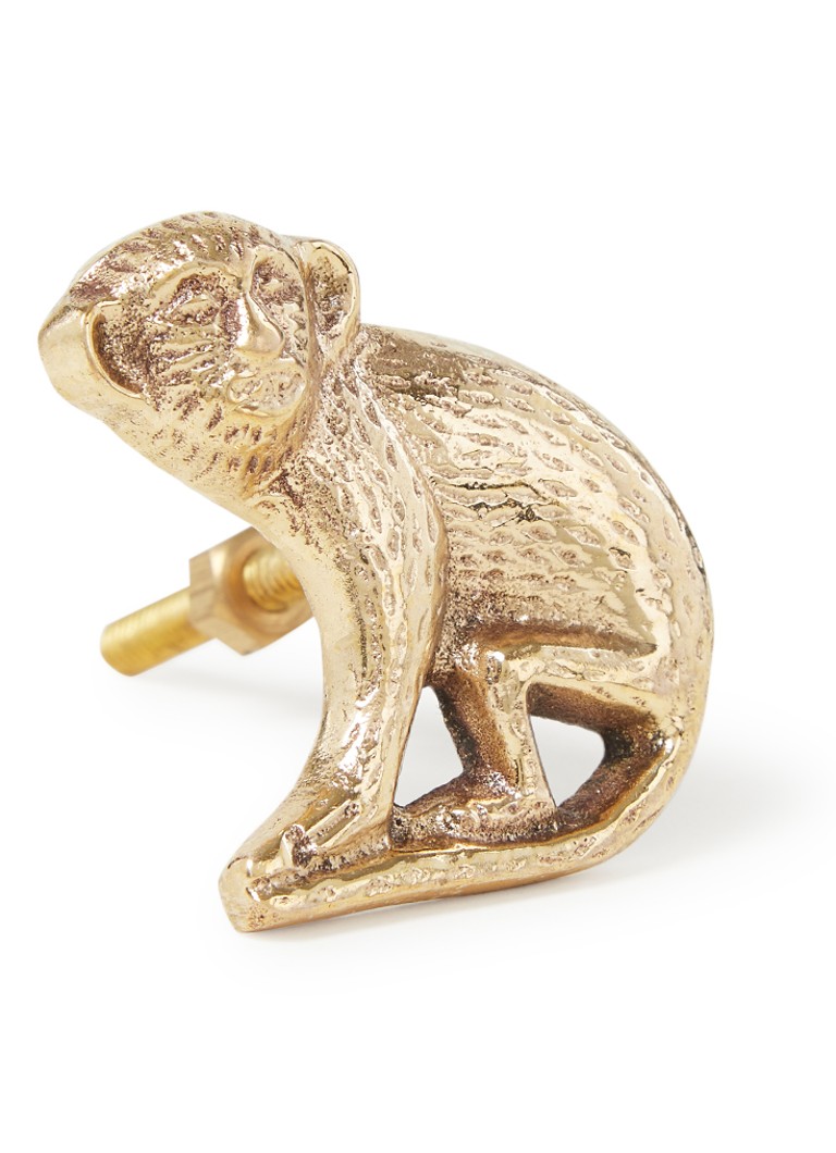 Doing Goods Peppin Monkey deurknop rechts Goud - Deal