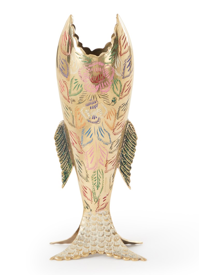 Doing Goods Miracle Fish vaas 28 cm Goud - Deal