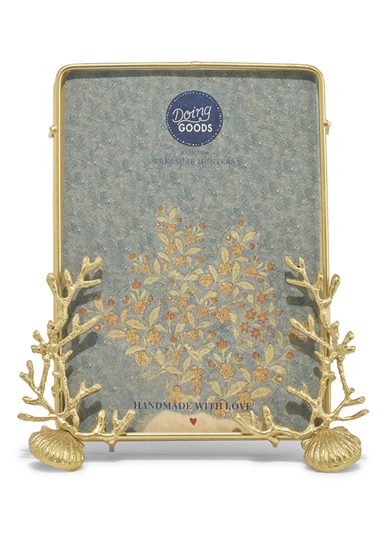 Doing Goods Kaia Coral Large fotolijst Goud - Deal
