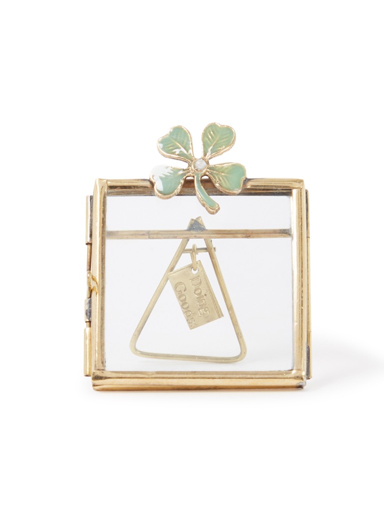 Doing Goods Lucky Clover fotolijst 5,5 x 5,5 cm Goud - Deal