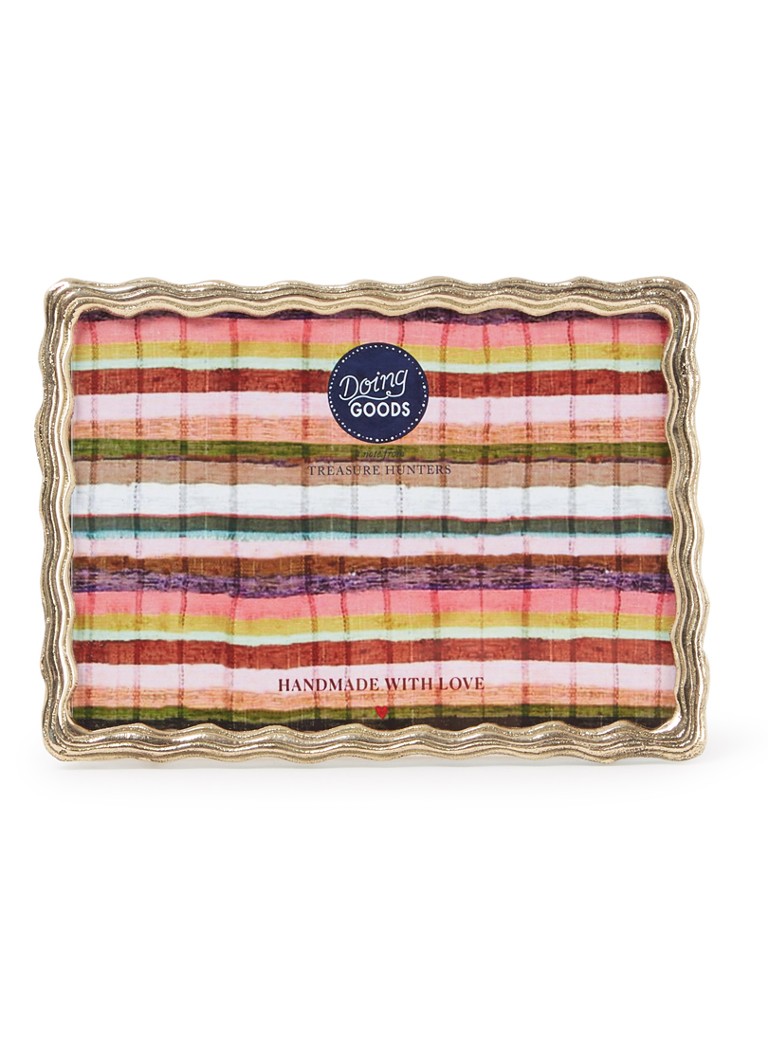 Doing Goods Yuki Wavy fotolijst 16 x 16 cm Goud - Deal