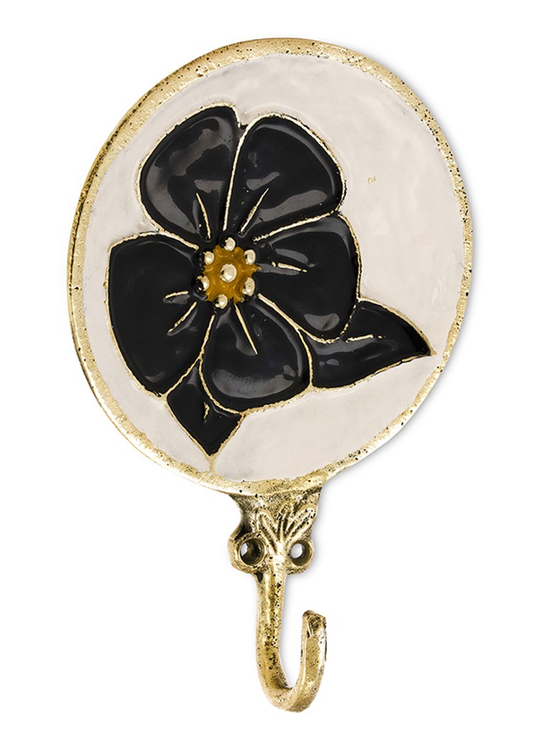 Doing Goods Lina Flower wandhaak 16,5 cm Goud - Deal