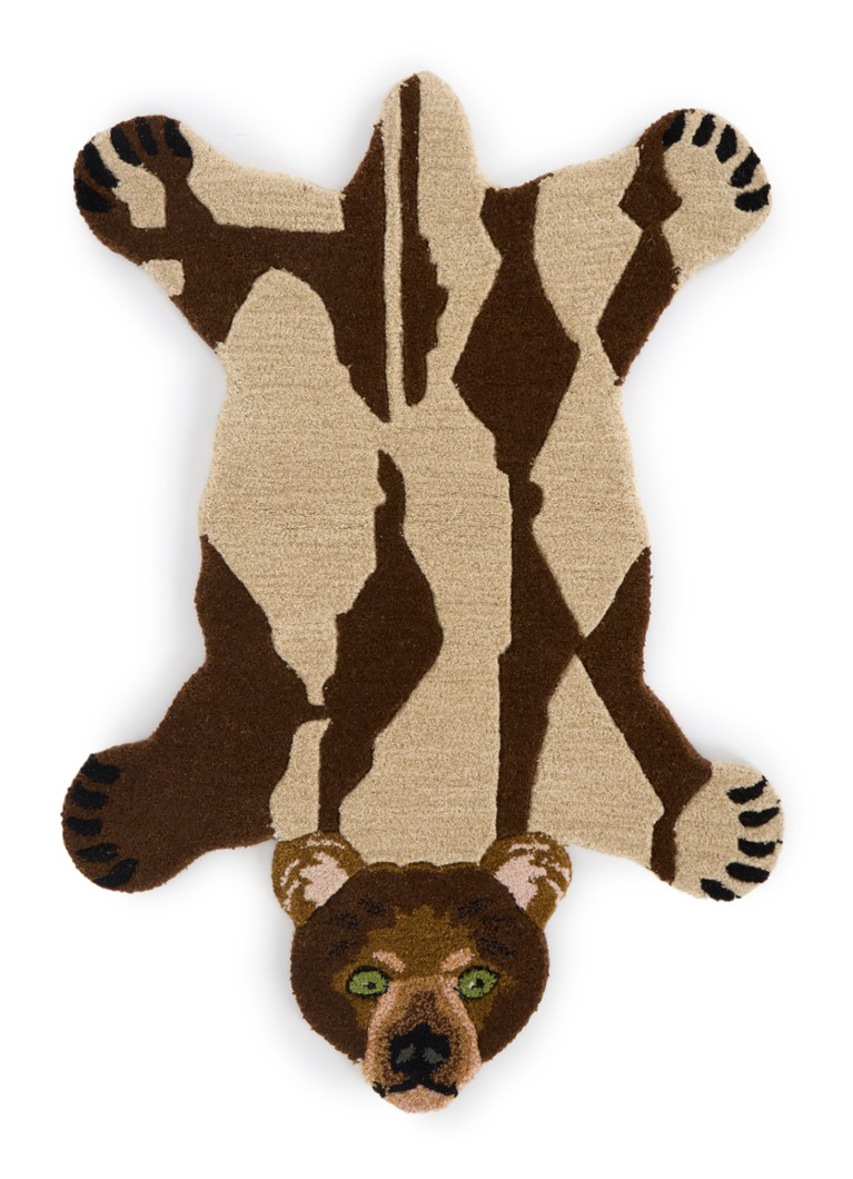 Doing Goods Quin Beer S vloerkleed 92 x 62 cm Bruin - Deal