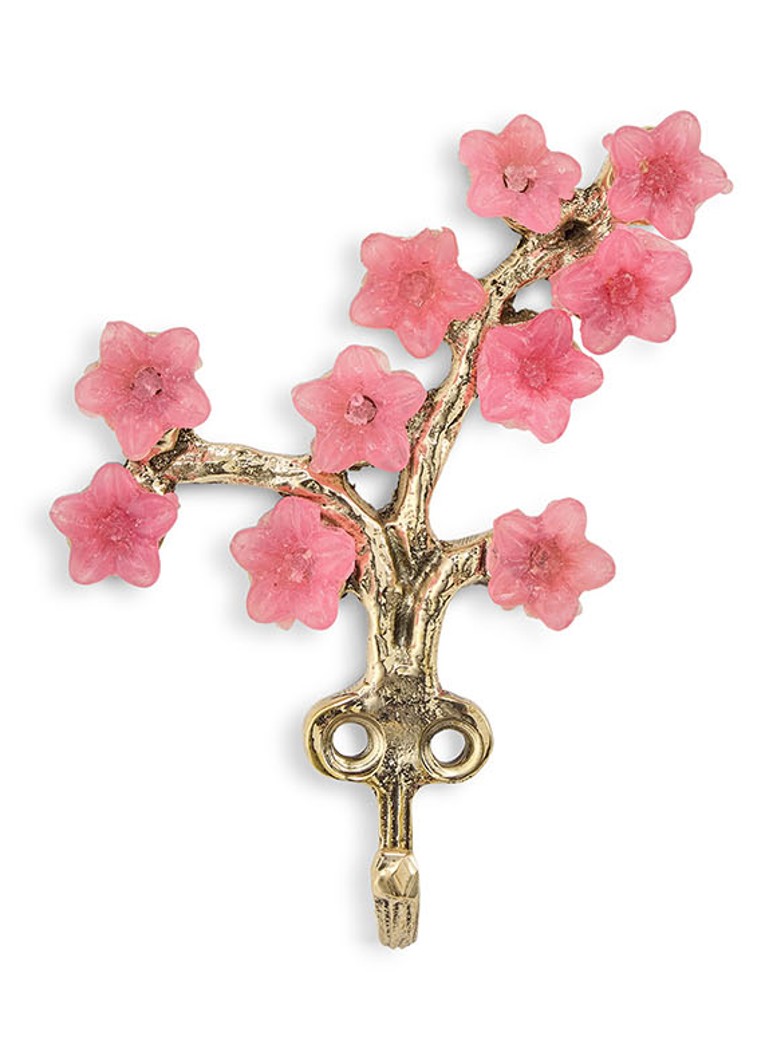 Doing Goods Elodie Flower wandhaak Brons - Deal