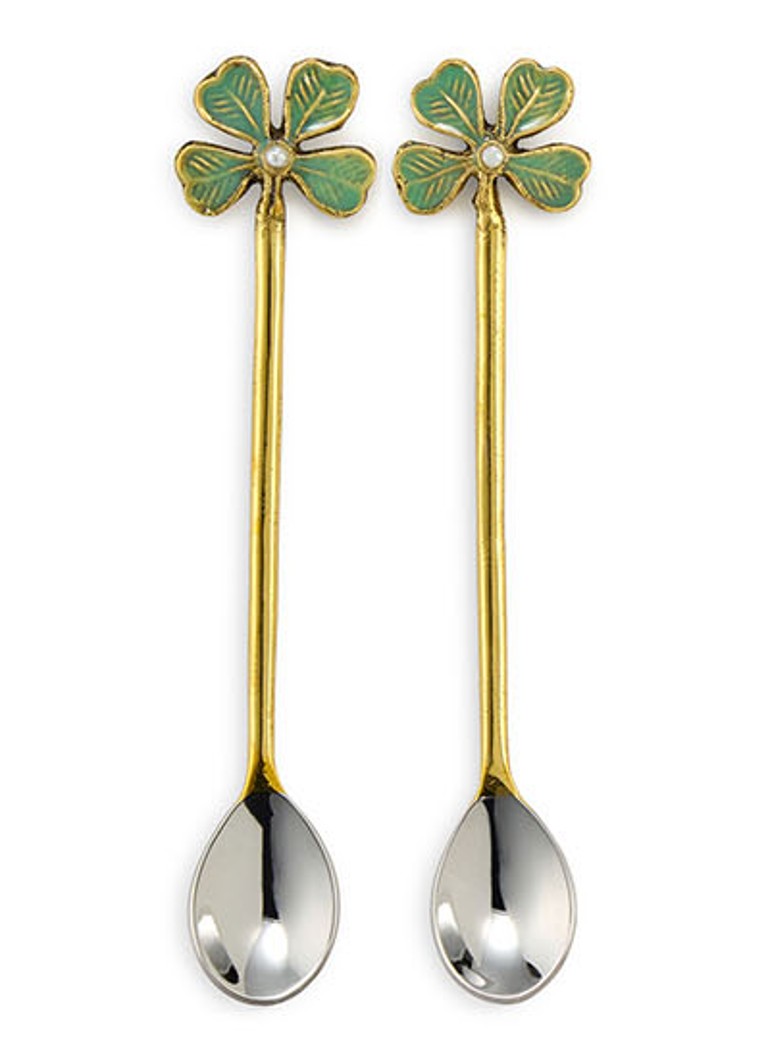 Doing Goods Lucky Clover theelepel 2-delig Brons - Deal