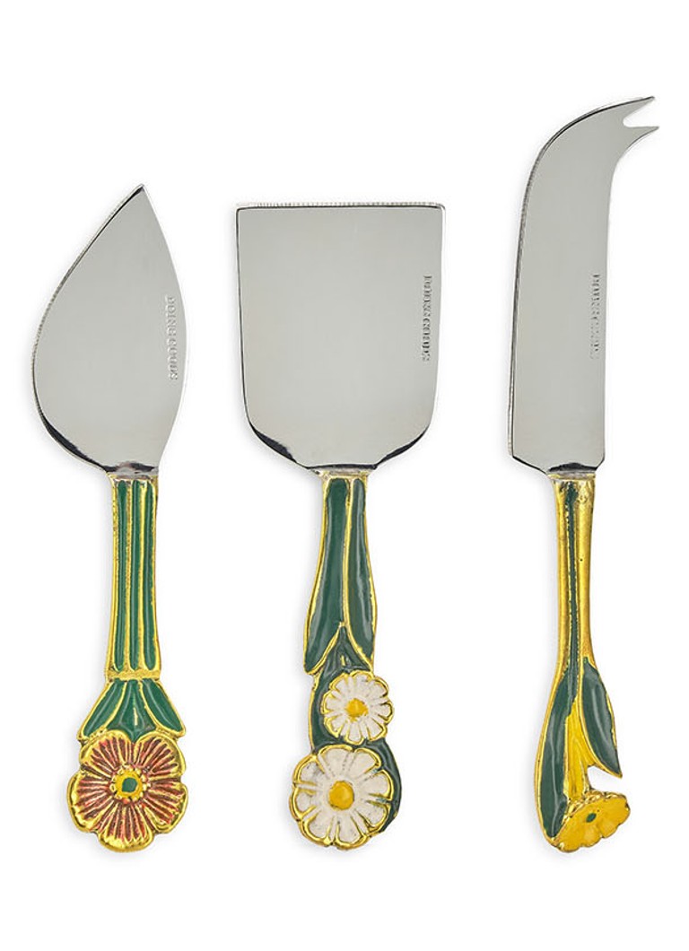 Doing Goods Posy kaasmes set van 3 in giftbox Brons - Deal