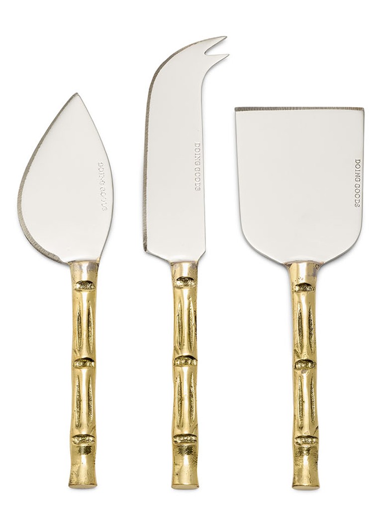 Doing Goods Bodhi Bamboo kaasmes set van 3 in giftbox Brons - Deal