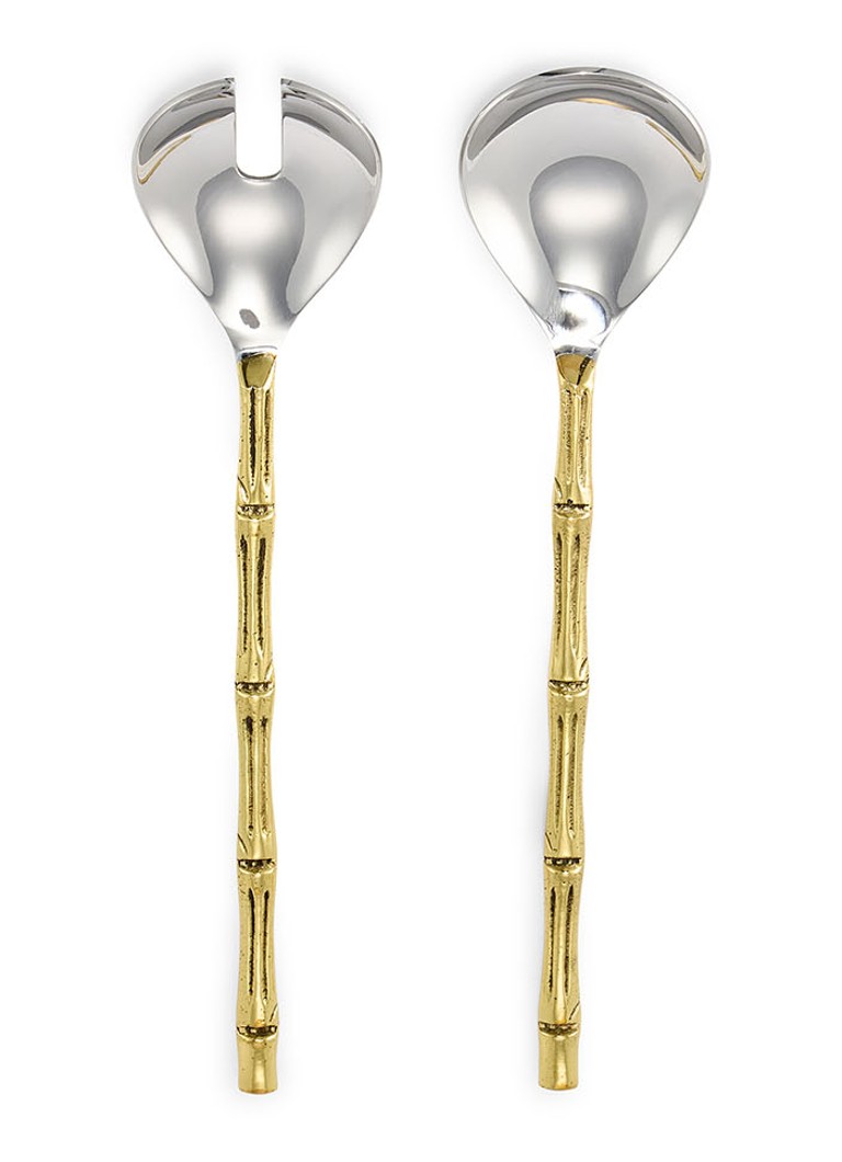Doing Goods Bodhi Bamboo saladebestek set van 2 in giftbox Brons - Deal
