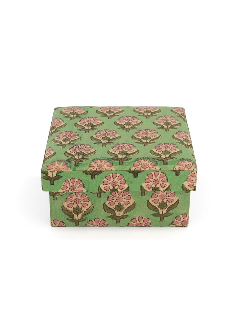 Doing Goods Emma doos set van 2 Groen - Deal