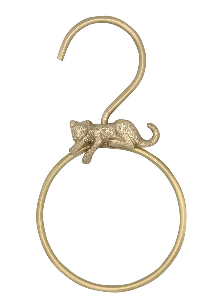 Doing Goods Jenna Luipaard haak met ring Brons - Deal