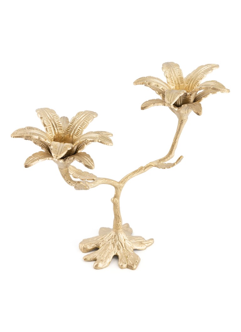Doing Goods Palash Palm kandelaar 22,5 cm Brons - Deal