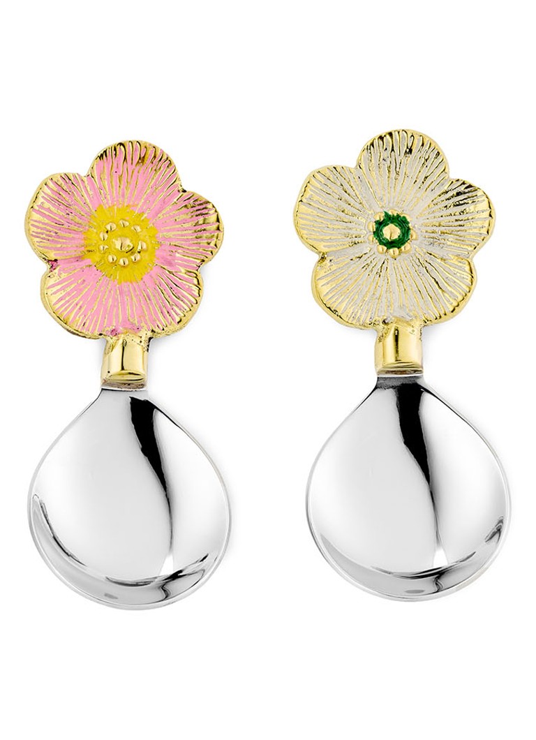 Doing Goods Faye diplepel in giftbox set van 2 Goud - Deal