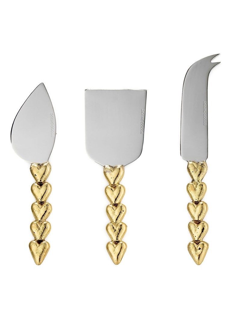 Doing Goods Holly Hart kaasmessenset in giftbox 3-delig Goud - Deal