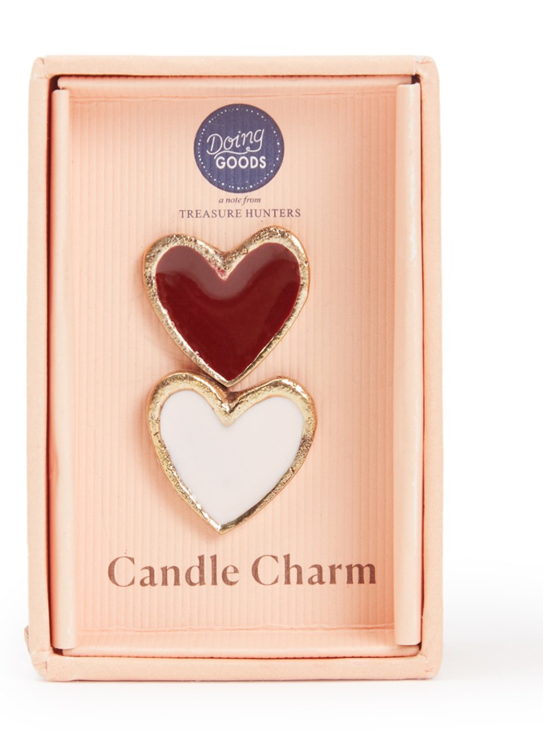 Doing Goods Pyar Heart kaarsenpin set van 2 Goud - Deal