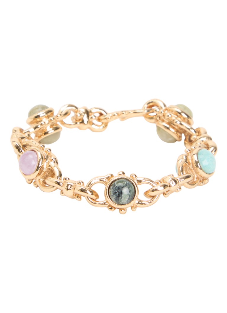 Gas Bijoux Dames Amarante schakelarmband verguld