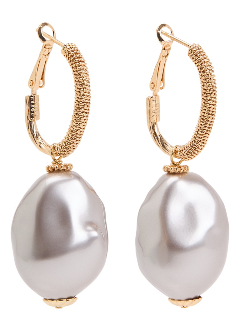 Gas Bijoux Dames Miwa Lyre oorringen verguld in de kleur Goud, maat: Steker