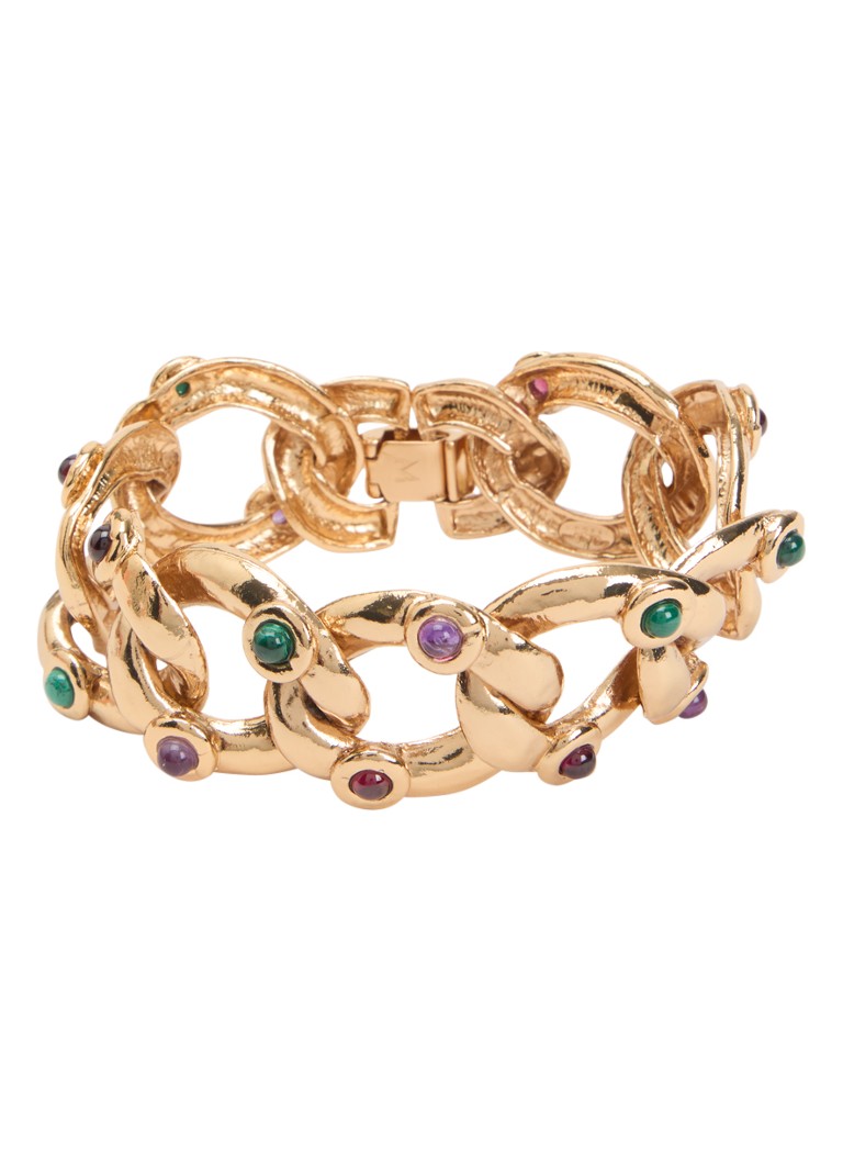 Gas Bijoux Dames Mitsi schakelarmband verguld in de kleur Goud, maat: 1MAAT