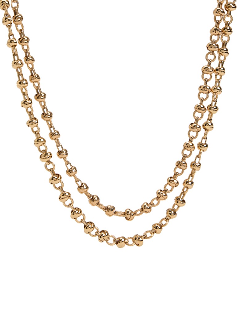 Gas Bijoux Dames Atik schakelketting verguld in de kleur Goud, maat: 1MAAT