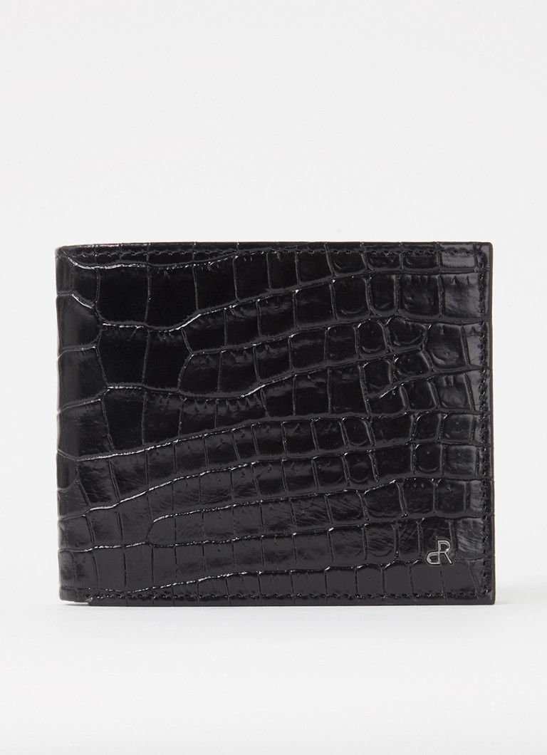 H.J. De Rooy Heren Portemonnee van leer in de kleur Zwart, maat: One Size