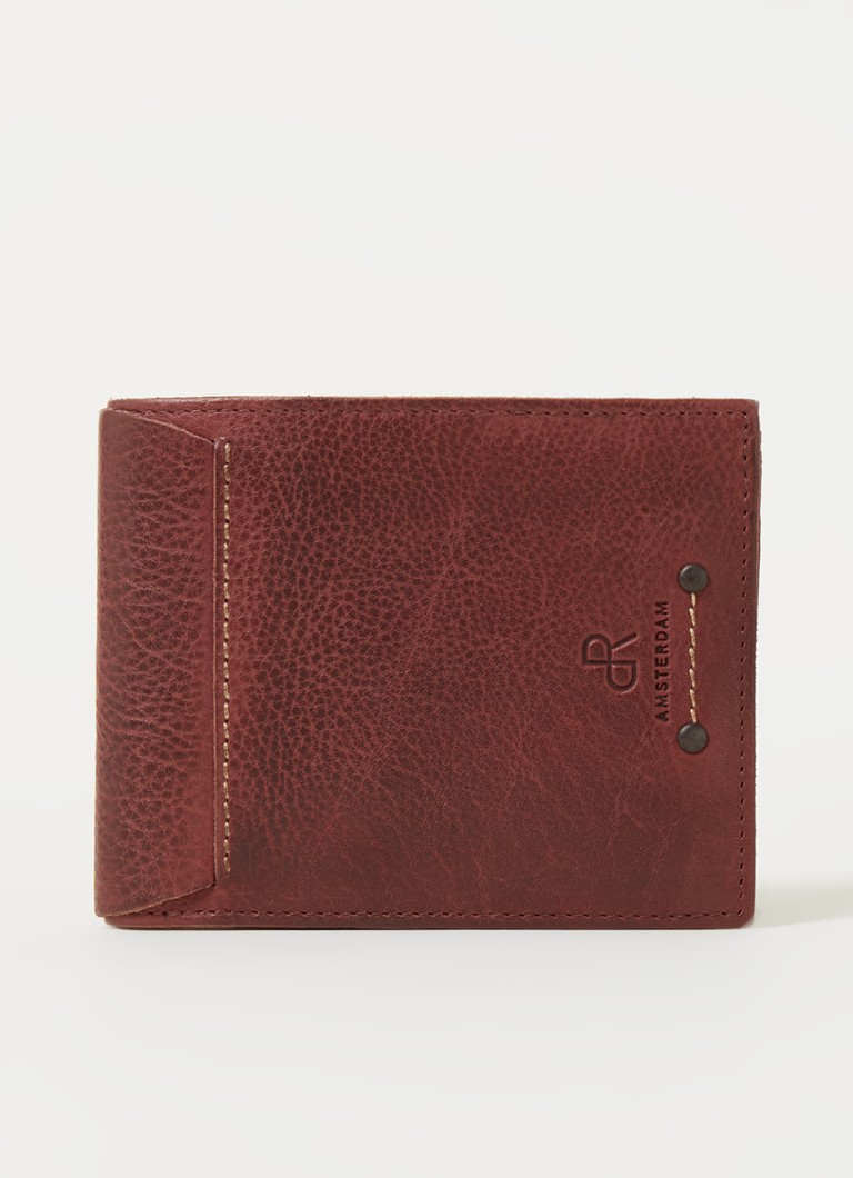 H.J. De Rooy Heren Portemonnee van leer in de kleur Donkerbruin, maat: 1 SIZE