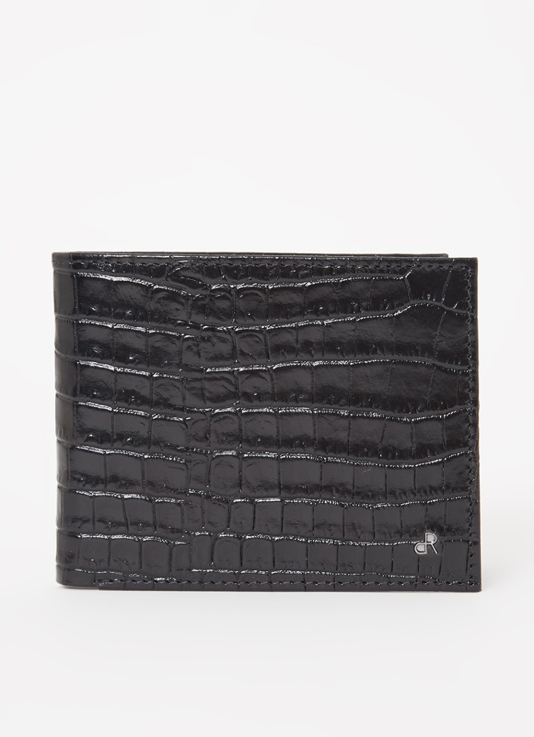 H.J. De Rooy Heren Pasjeshouder van leer in de kleur Zwart, maat: One Size