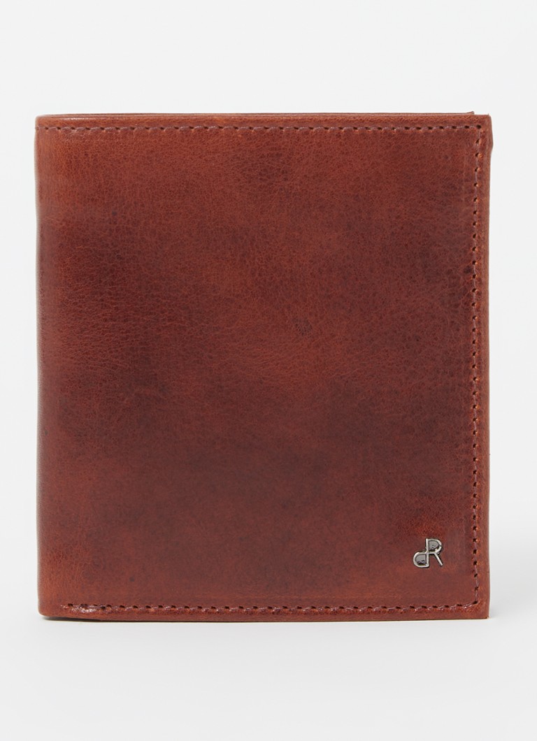 H.J. De Rooy Heren Amsterdam Billfold portemonnee van leer in de kleur Kastanjebruin, maat: One Size