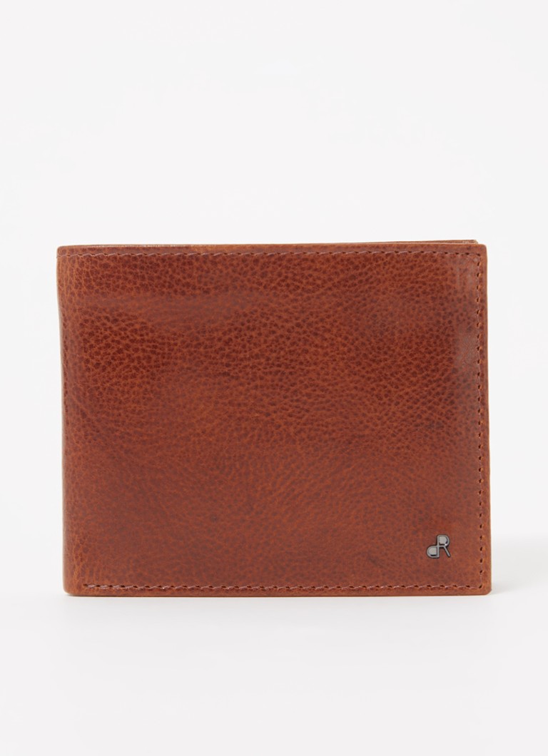 H.J. De Rooy Heren Amsterdam Billfold portemonnee van leer in de kleur Cognac, maat: One Size
