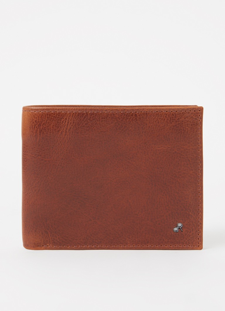 H.J. De Rooy Heren Portemonnee van leer in de kleur Cognac, maat: One Size