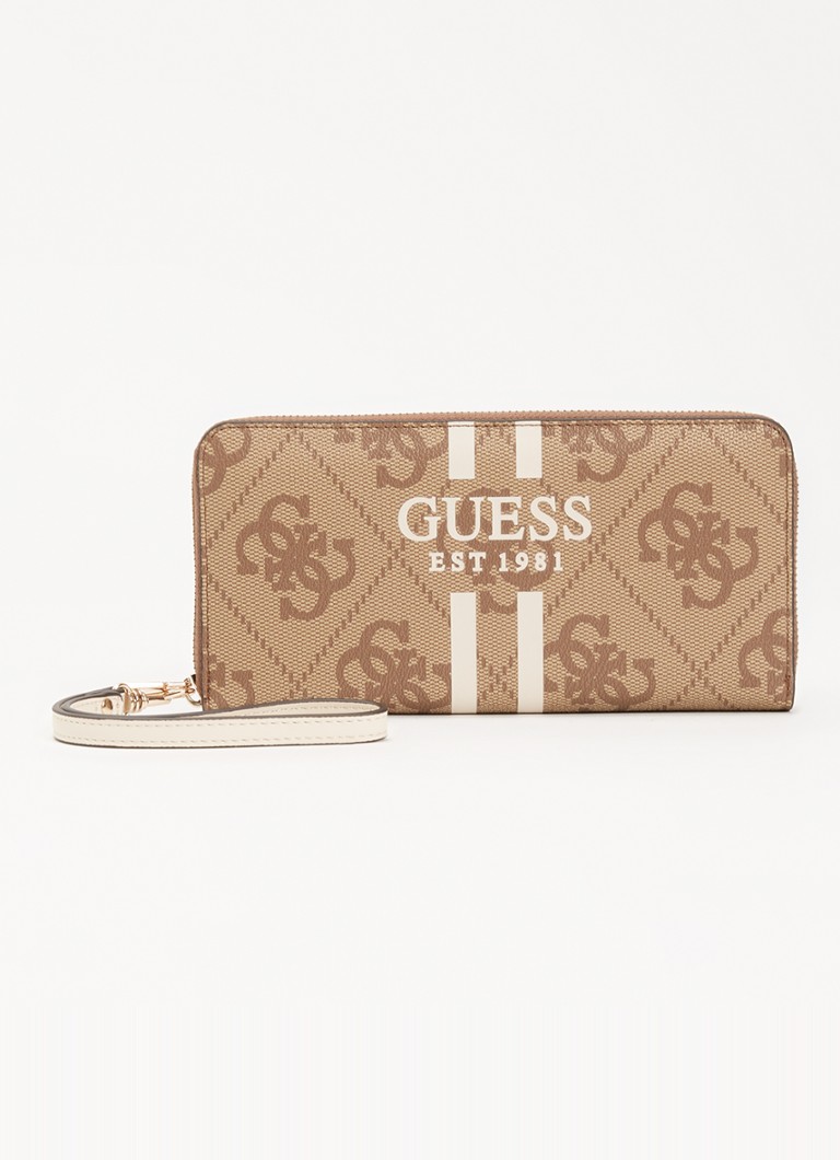 GUESS Dames Laurell II Large portemonnee met logoprint