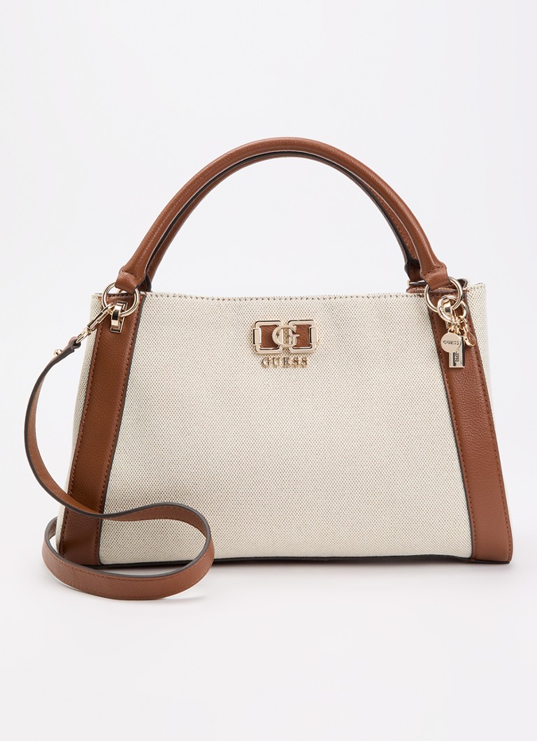 GUESS Dames Karnilla handtas met afneembare schouderriem in de kleur Bruin, maat: 1SZ