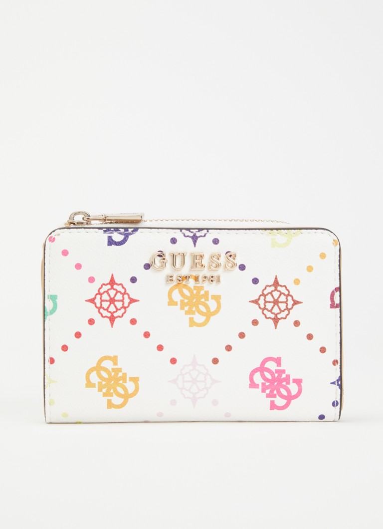 GUESS Dames Emelie portomonee met logoprint